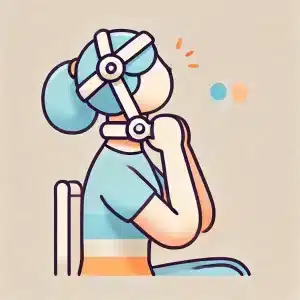 حرکت فلکشن گردن با هد گردنی وزنه‌دار