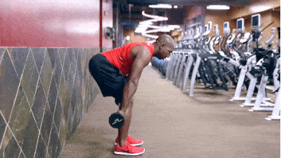 Bent Over Barbell Reverse Raise