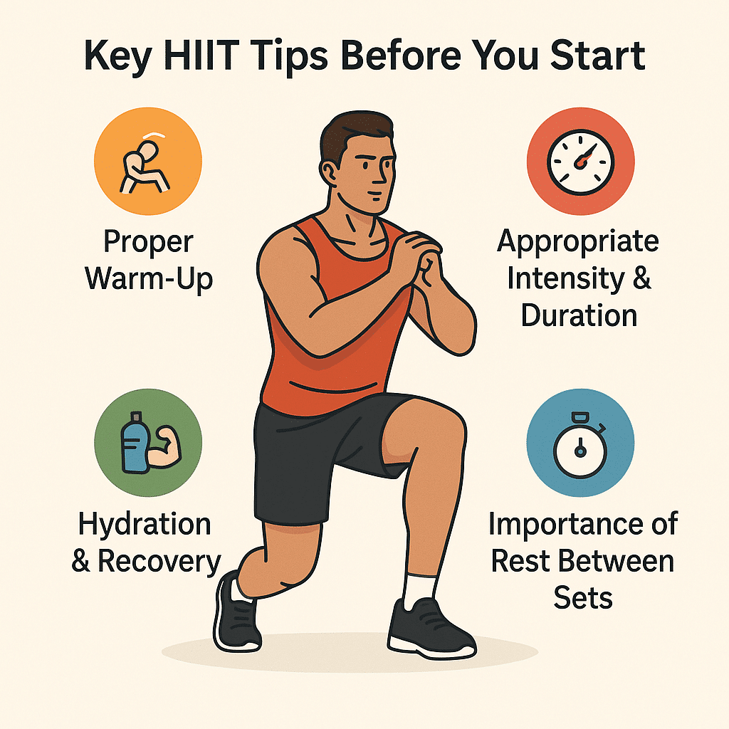 نکات مهم قبل از شروع HIIT
