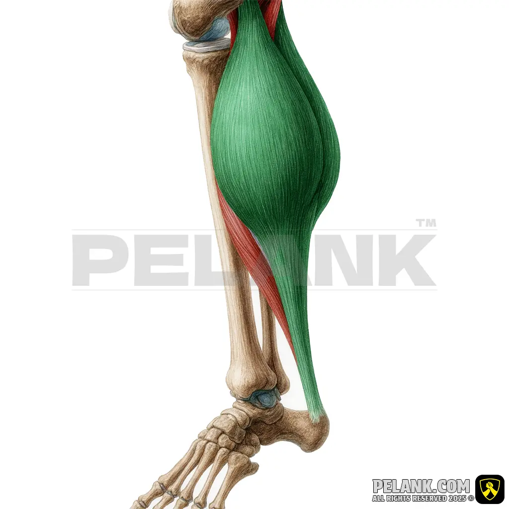 عضله دوقلو ساق پا