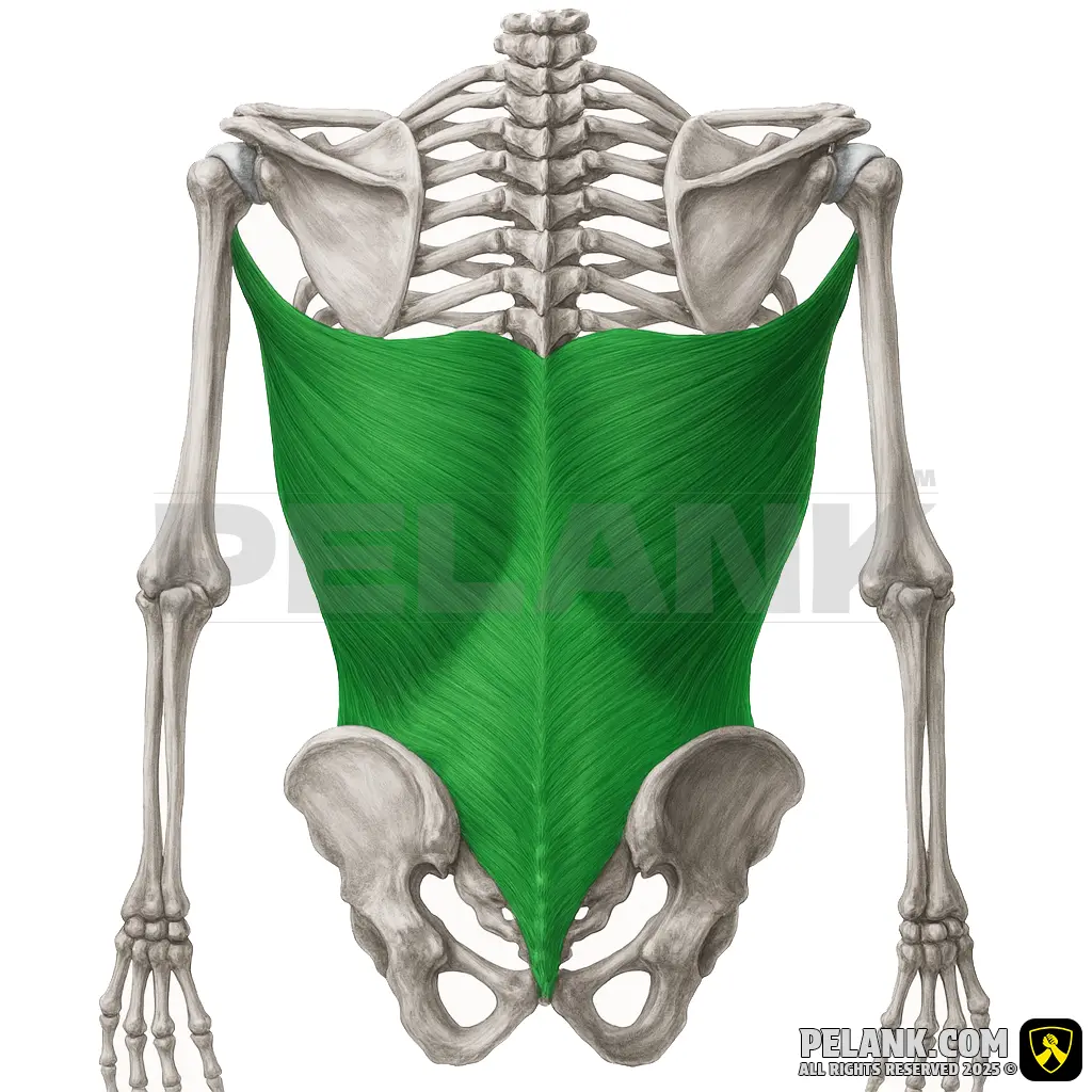 عضله پهن پشتی | عضله لت