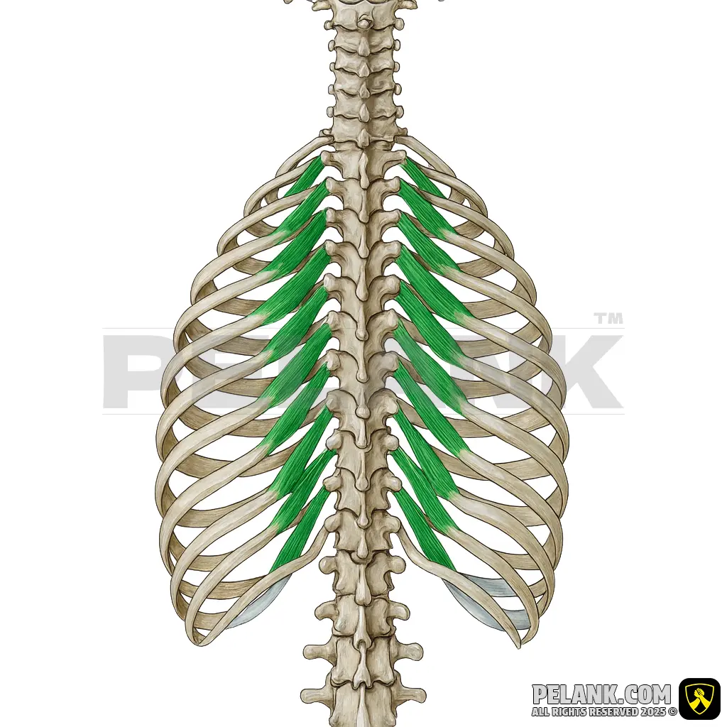 عضلات بالابرنده دنده‌ها