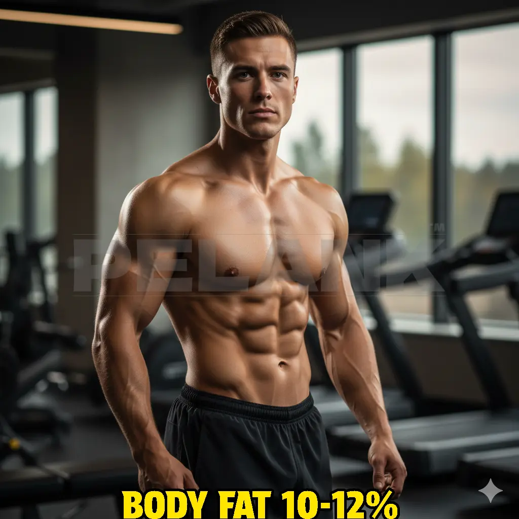 body fat 10-12%