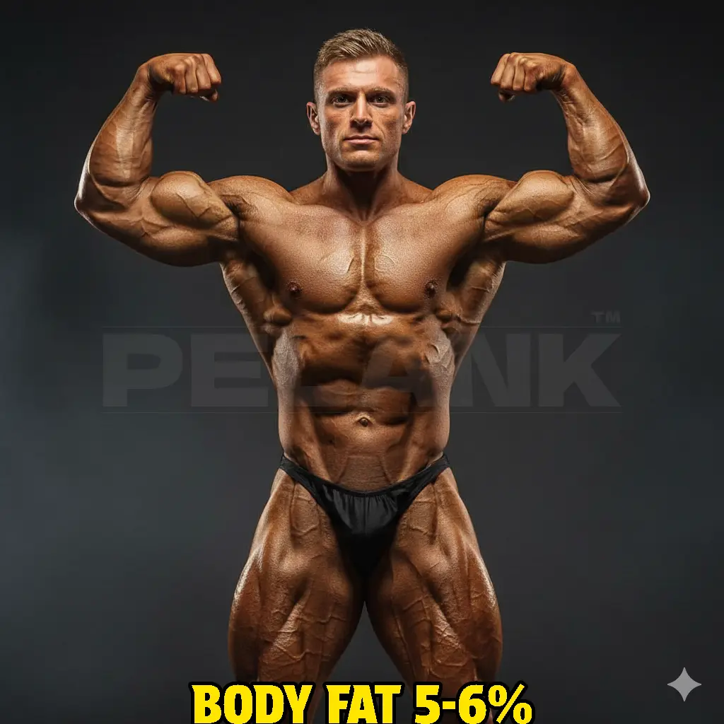 body fat 5-6%