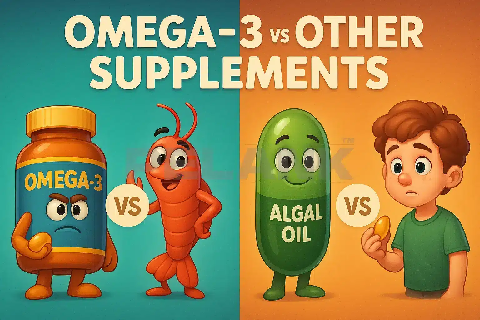 امگا 3 12 OMEGA 3 vs Other Supplements