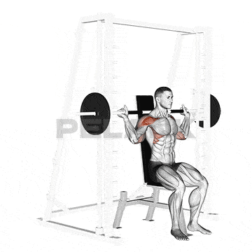 Smith Machine Behind Neck Press
